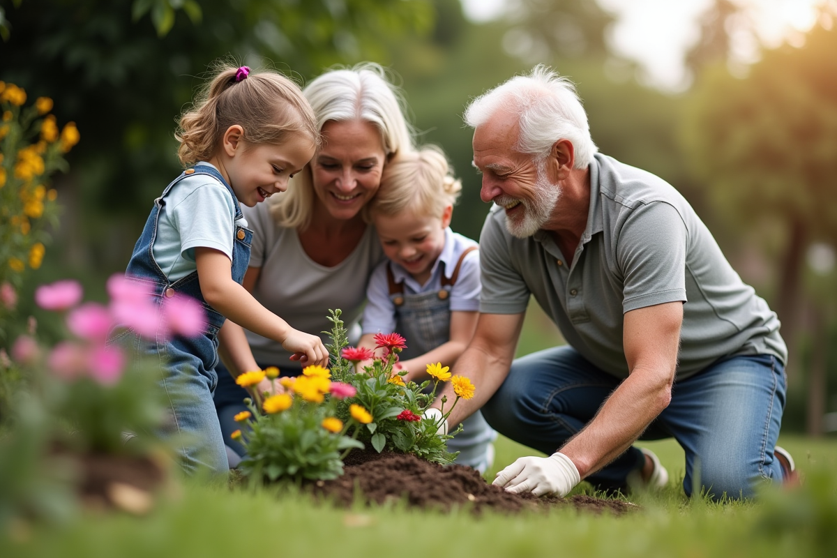 grands-parents célébration
